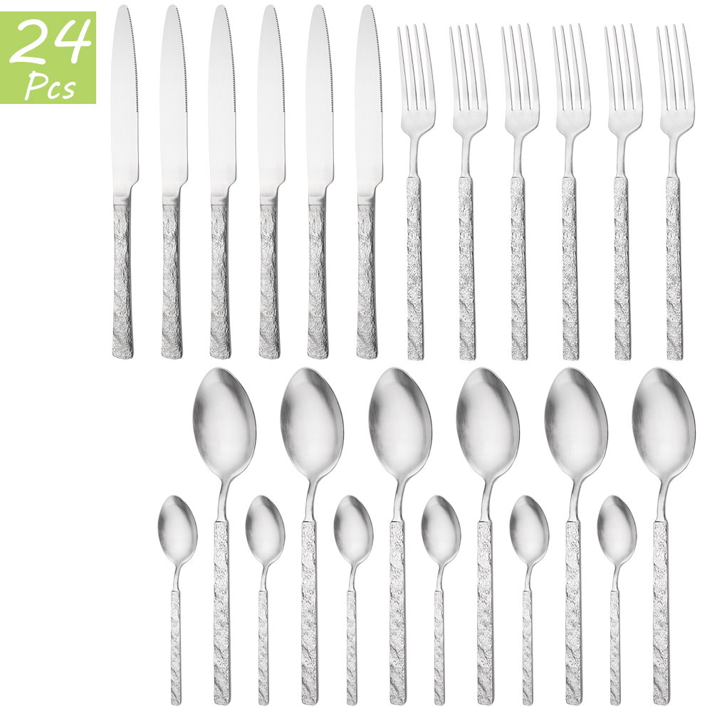 Vintage Collectible Spoons - 304 Edelstahl Geschirr Set Vintage Matte