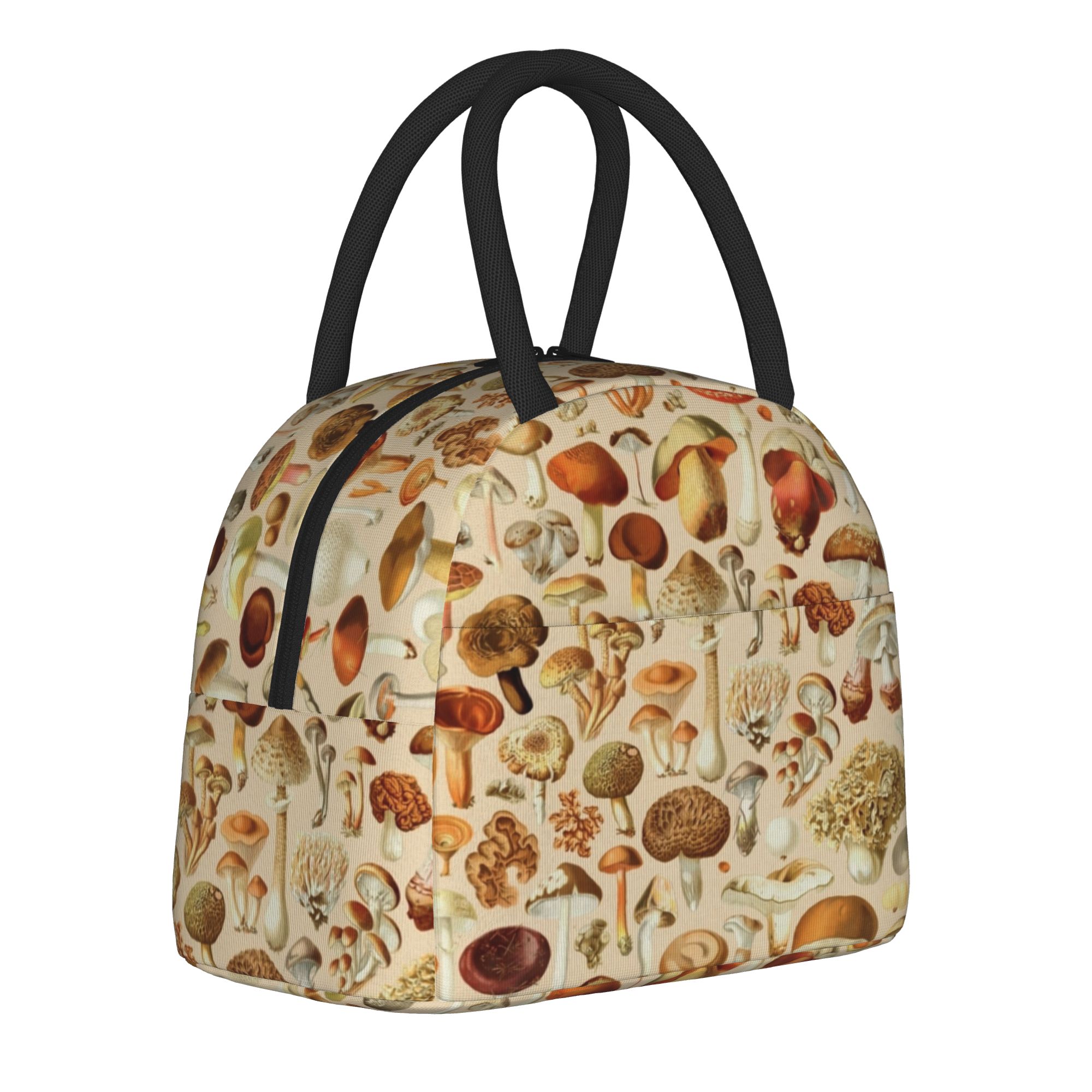 Vintage Collectible Lunch Boxes - Vintage Mushroom Collection Isolierte Lunchtaschen, Thermotasche,