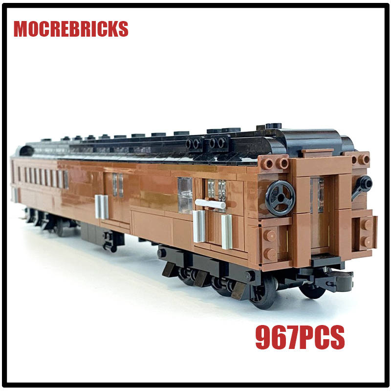 Vintage Collectible Trucks - MOC Vintage Amerikanischer Passagier-Kombinationswagen Baustein-Set Klassisches