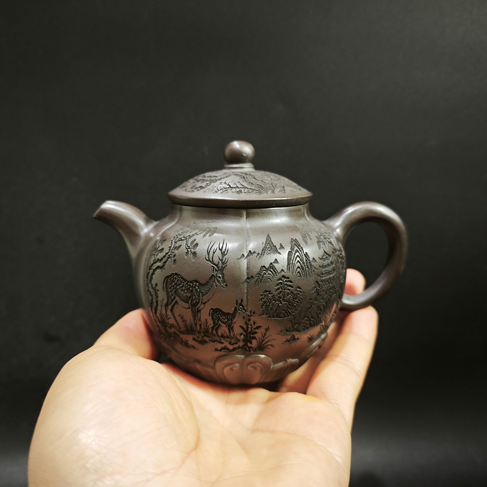 Vintage Collectible Pottery - 1972 Vintage Yixing Zisha Teekanne 280cc