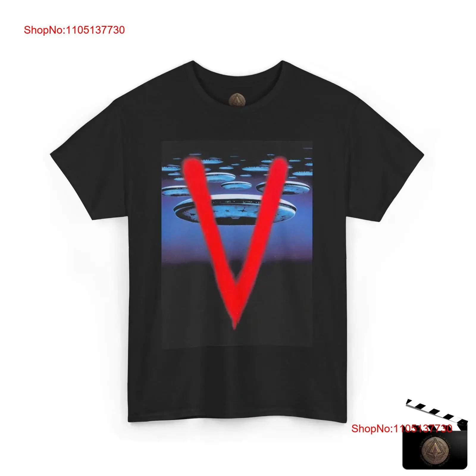 V UFO T-Shirt für Retro-Besuch – Vintage Collectible Show Bewertung und Preis