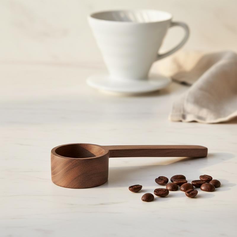 Kaffee-Messlöffel aus Holz im  – Vintage Collectible Spoons Bewertung und Preis
