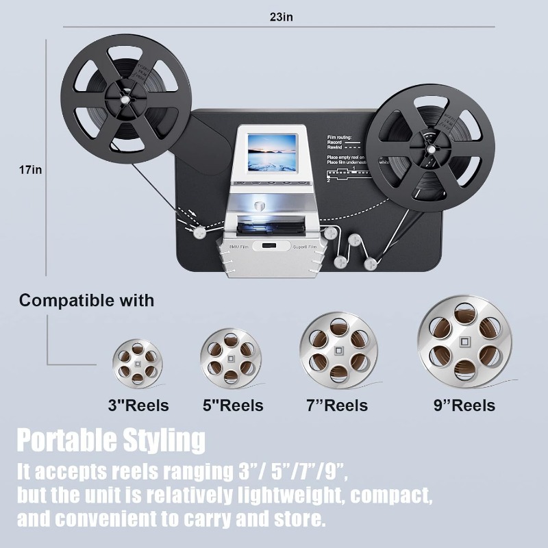8mm & Super 8 Film-zu-Digital- – Super 8 Film Reel Bewertung und Preis