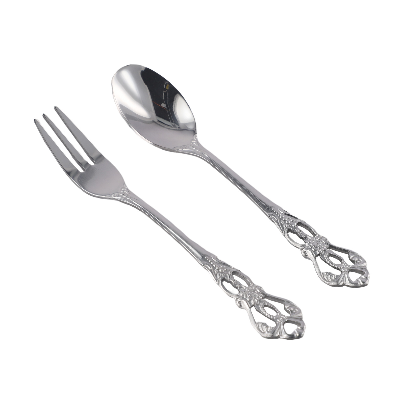 1 Paar Vintage-Löffel, Gabel,  – Vintage Collectible Spoons Bewertung und Preis