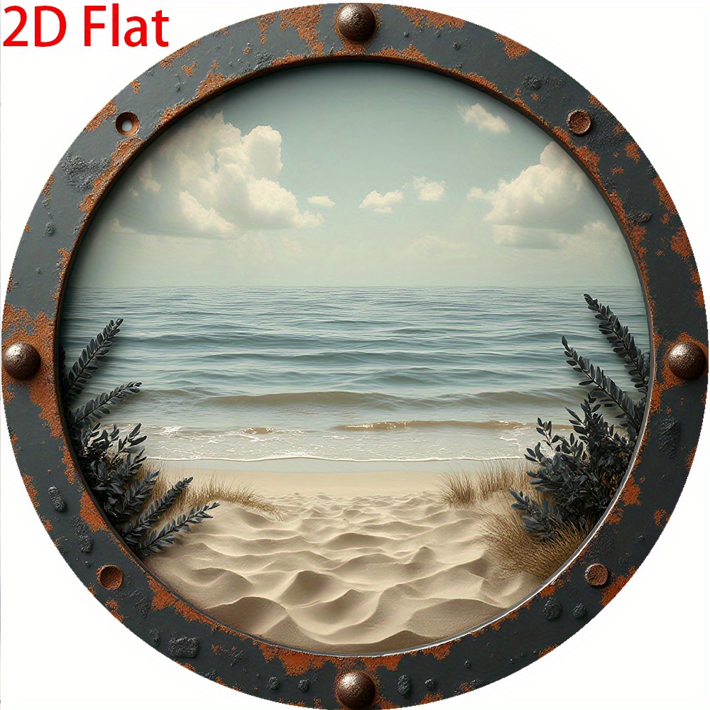 2D Flat – 1 Stück Vintage rund – Vintage Collectible Signs Bewertung und Preis