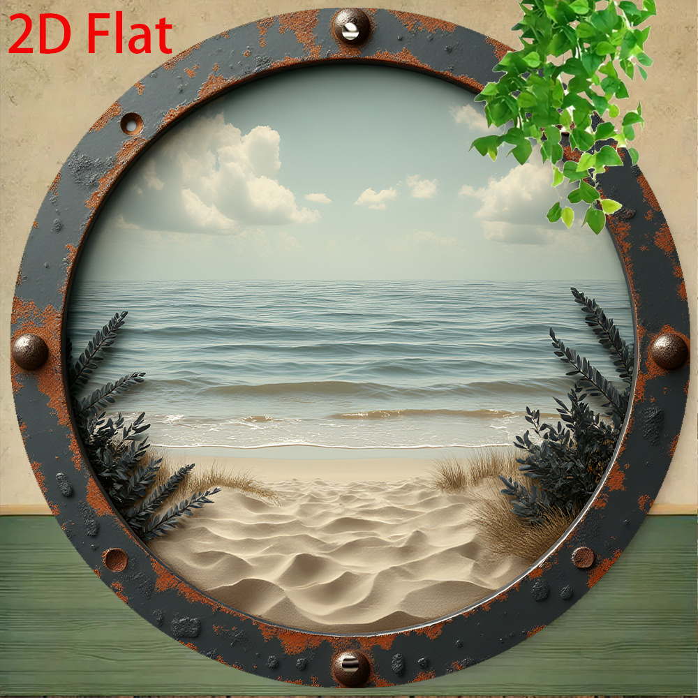 2D Flat – 1 Stück Vintage rund – Vintage Collectible Signs Bewertung und Preis