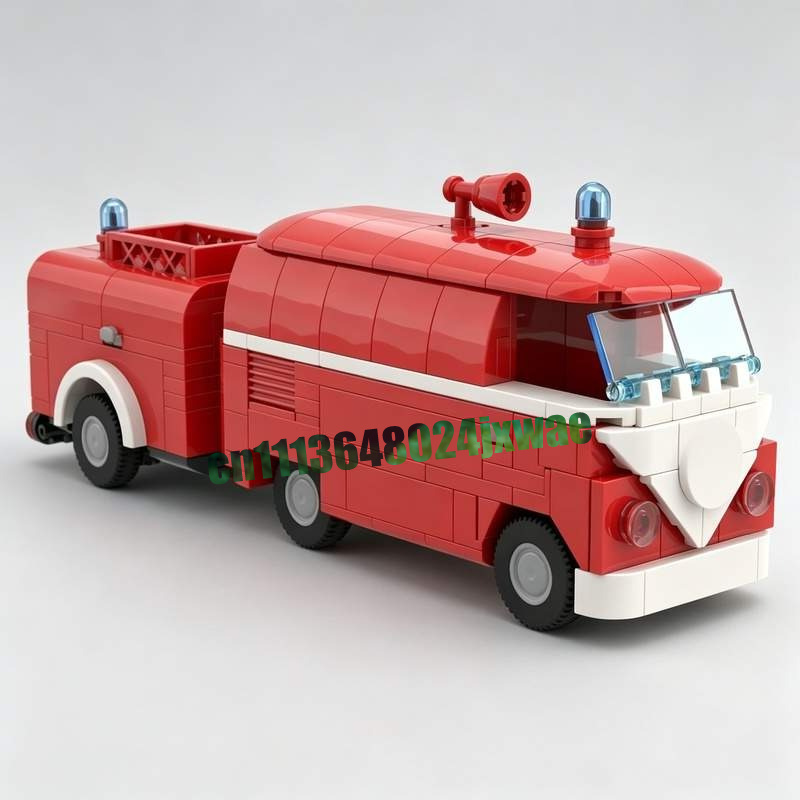 369-teiliger MOC Vintage Feuer – Vintage Collectible Trucks Bewertung und Preis