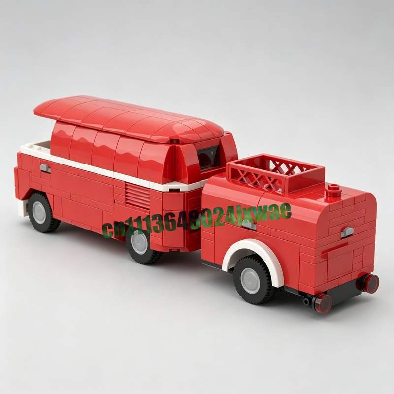 369-teiliger MOC Vintage Feuer – Vintage Collectible Trucks Bewertung und Preis