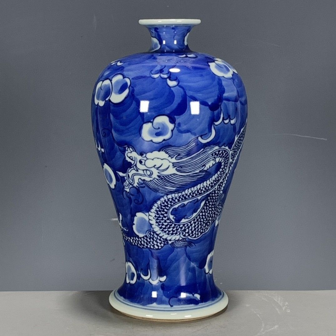 Vintage Chinesische Blau-Weiße – Vintage Collectible Pottery Bewertung und Preis