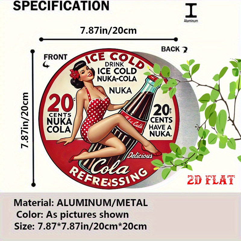 2D flach, 1 Stück Retro Pin-Up – Vintage Collectible Signs Bewertung und Preis