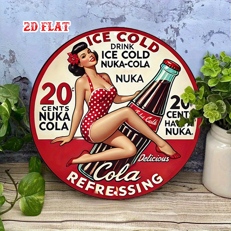 2D flach, 1 Stück Retro Pin-Up – Vintage Collectible Signs Bewertung und Preis