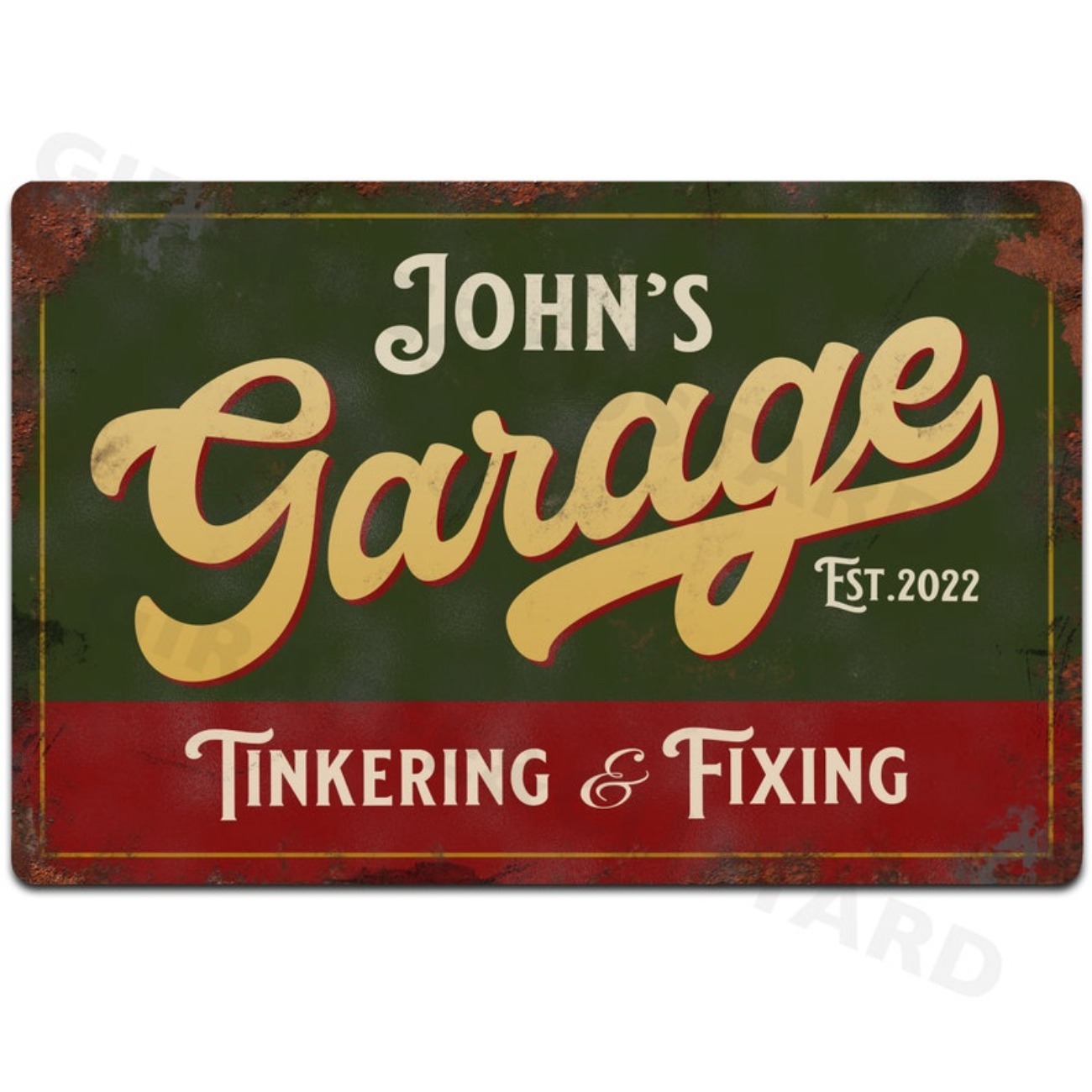 Individuell personalisiertes G – Vintage Collectible Signs Bewertung und Preis