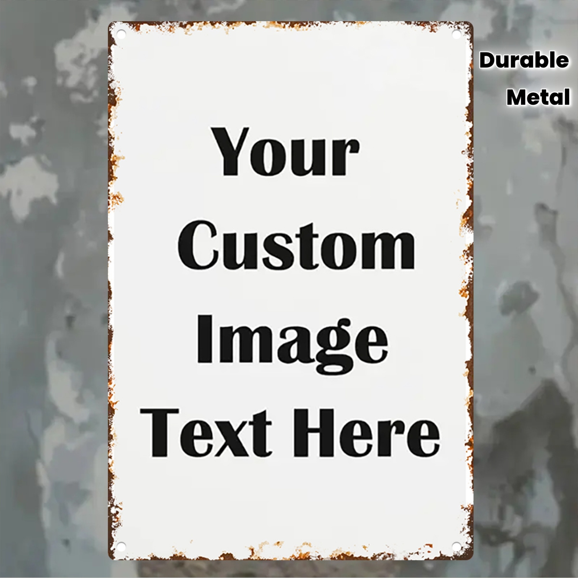 Personalisiertes Metall-Blechs – Vintage Collectible Signs Bewertung und Preis